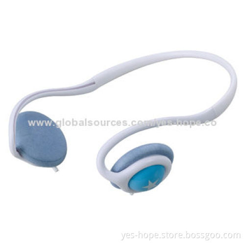 Stylish behind the neck headset for mobile phone